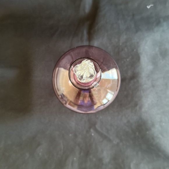 Purple & Clear Art Glass Apothecary Jar - Picture 3 of 6